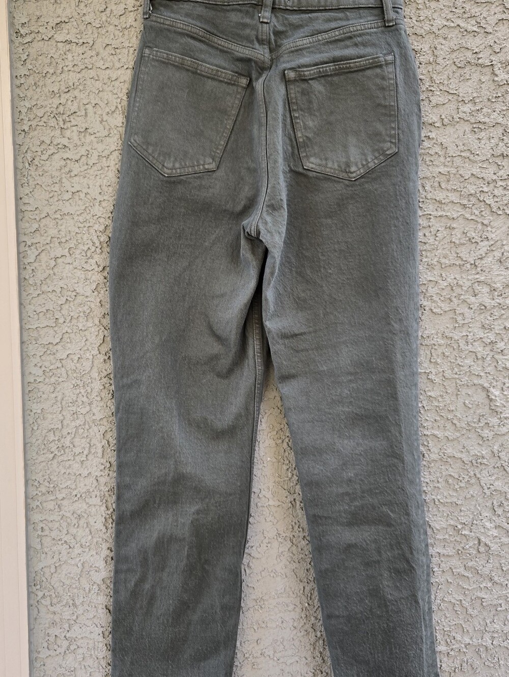 Abercrombie & Fitch 90's Straight Untra High Rise Jeans Green - Picture 7 of 11